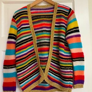 Hand-knit Vintage Granny-core Cardigan